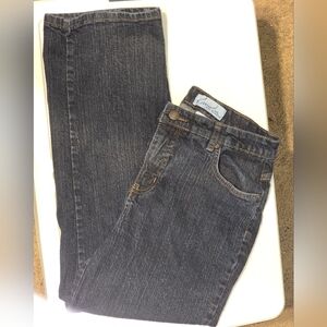 Kim Rogers Petite Jeans | Dark Wash Straight Leg | Size 6P Short DENIM